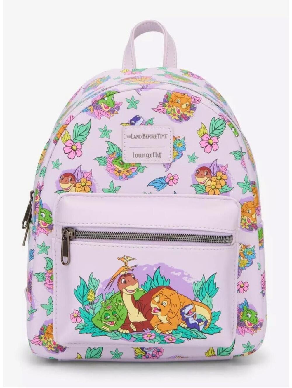 Loungefly The Land Before Time Dinosaurs Floral Mini Backpack